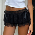 Danica Lace Ruffle Mini Skirt