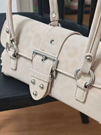 Vintage Studded Shoulder Bag