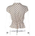 Natalia Vintage Button-Up Top