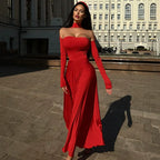 Cerelia Off-Shoulder Sleeve Maxi Dress