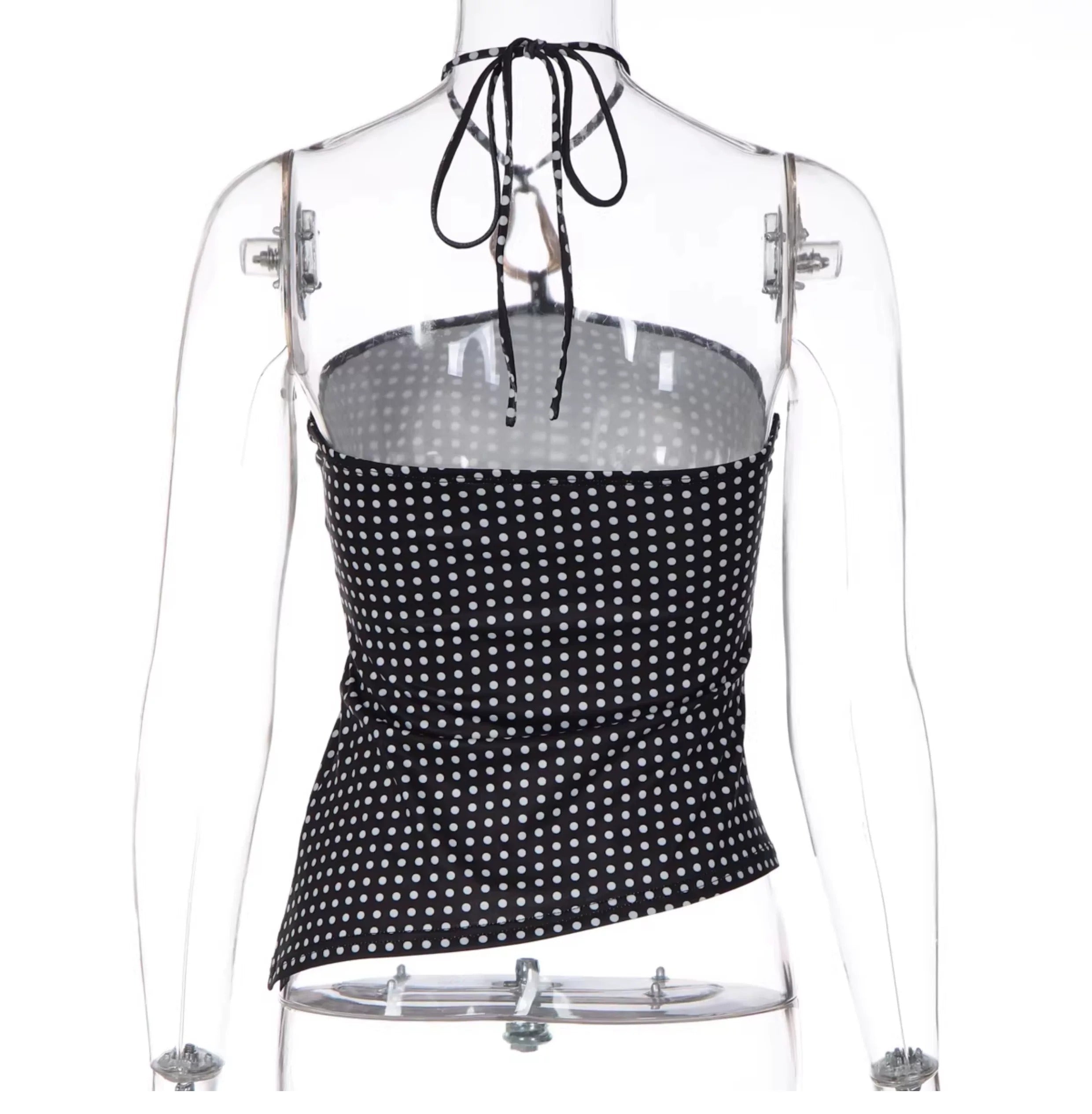 Emi Polka Dot Halter Top