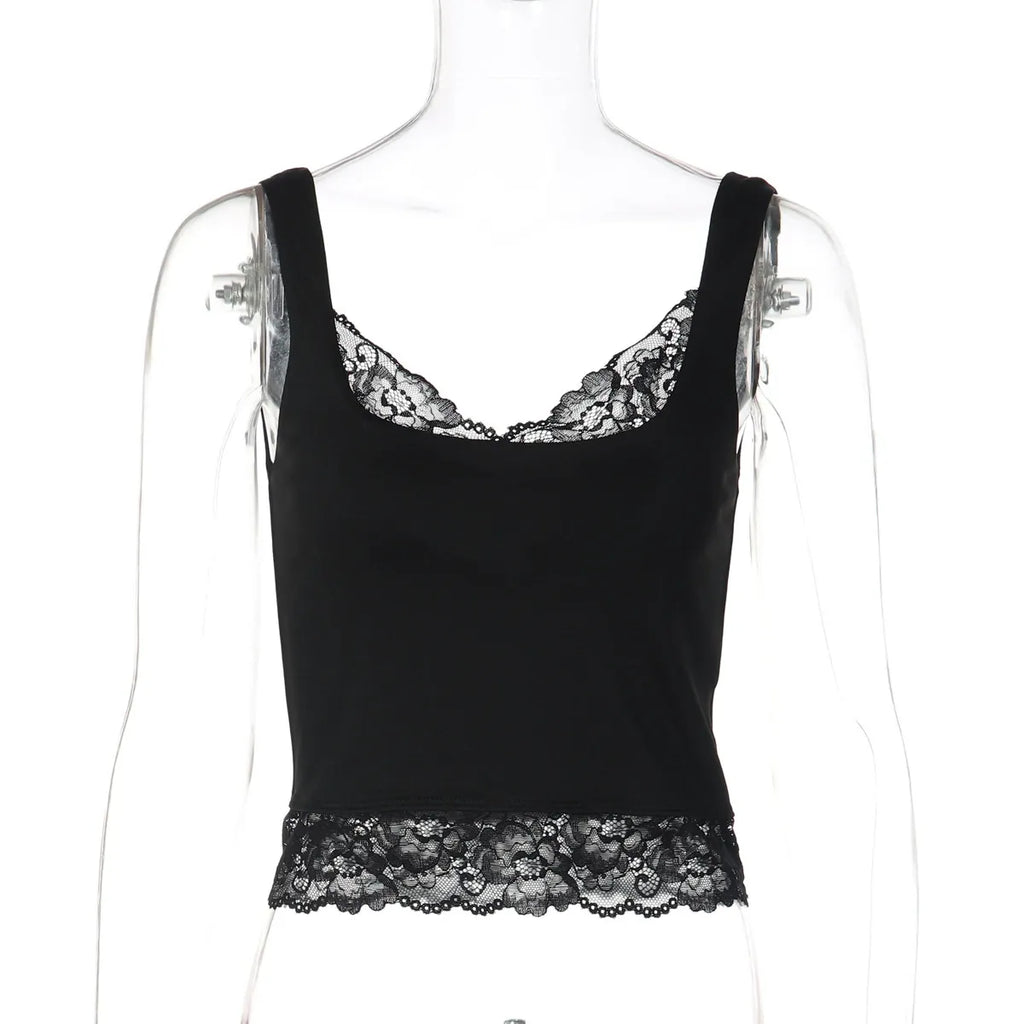 Hana Lace Trim Tank Top