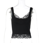 Hana Lace Trim Tank Top