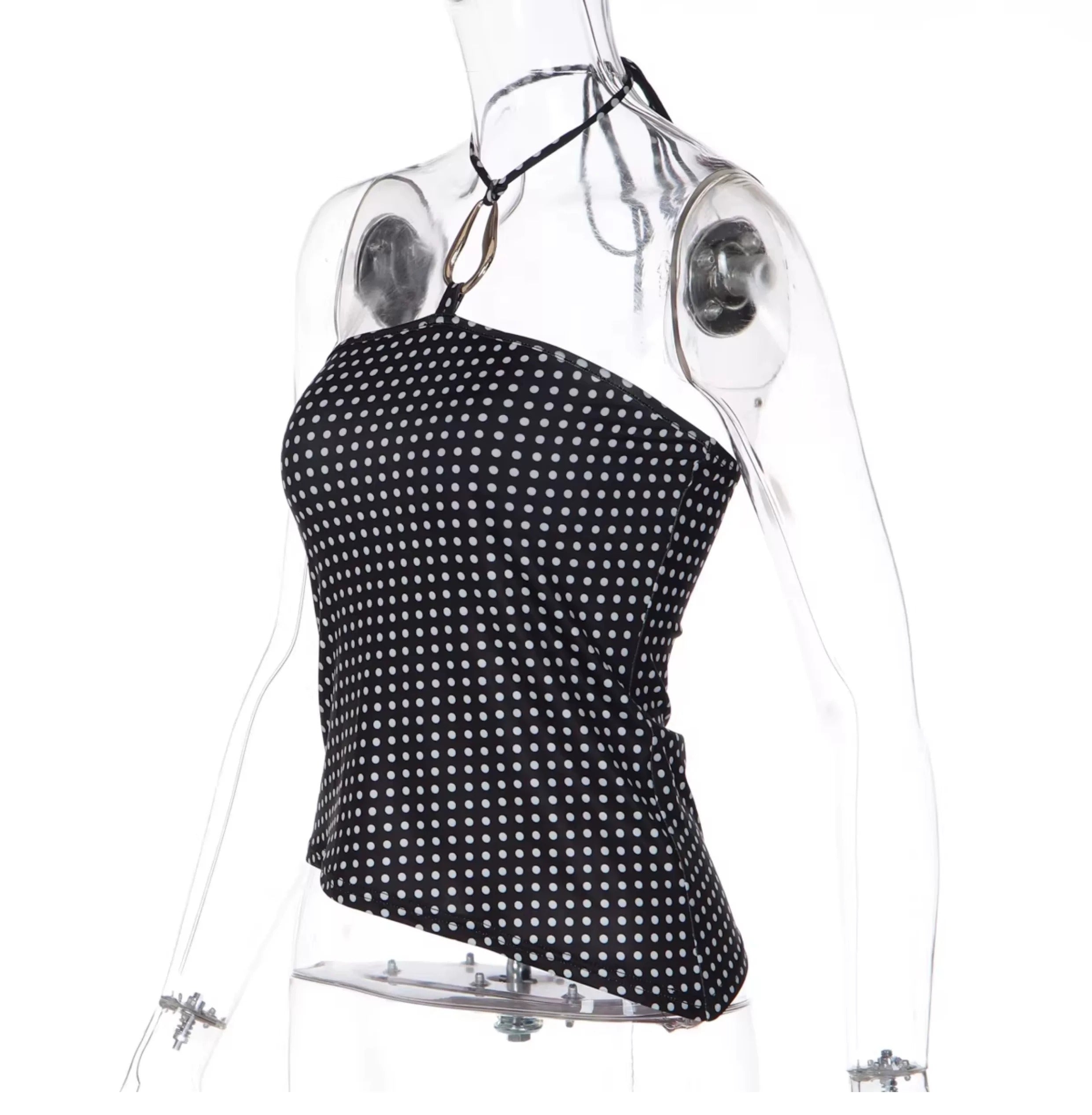 Emi Polka Dot Halter Top