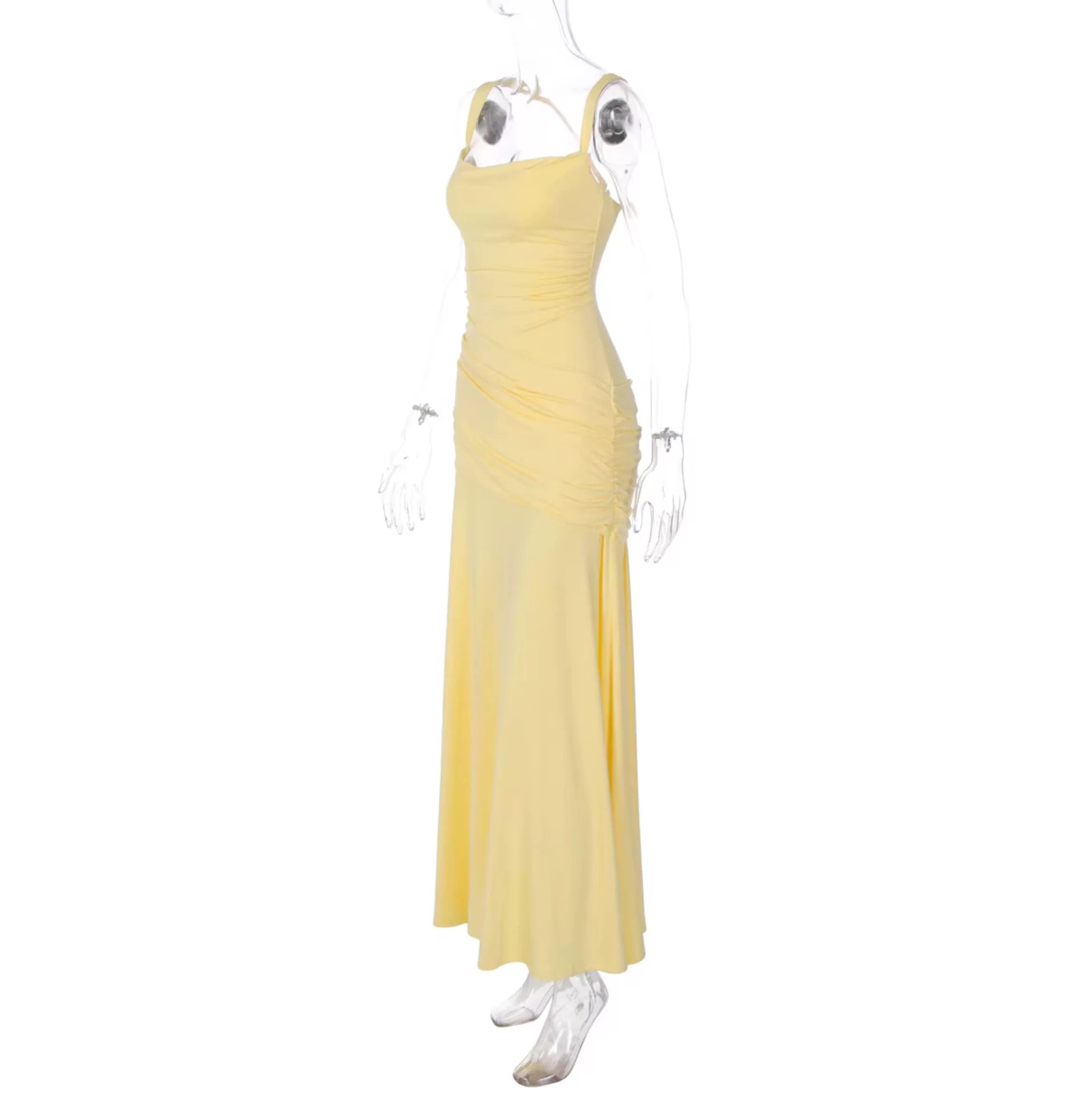 Serena Lace-Up Back Maxi Dress