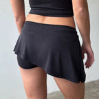 Eliza Asymmetric Mini Skort