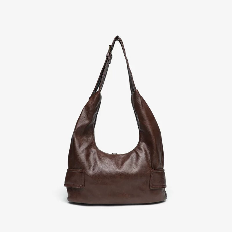 Bianca Vintage Buckle Hobo Shoulder Bag