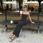Sancia Polka Dot Cami Maxi Dress