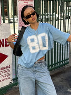 Oversized 80 Mesh Jersey Tee