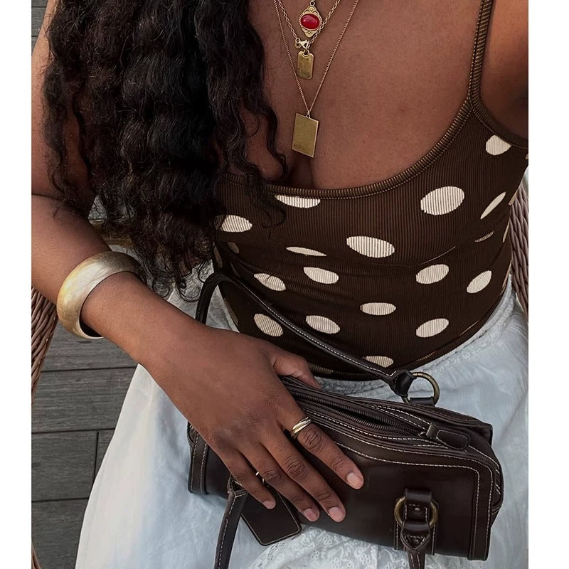 Tove Polka Dot Cami Top