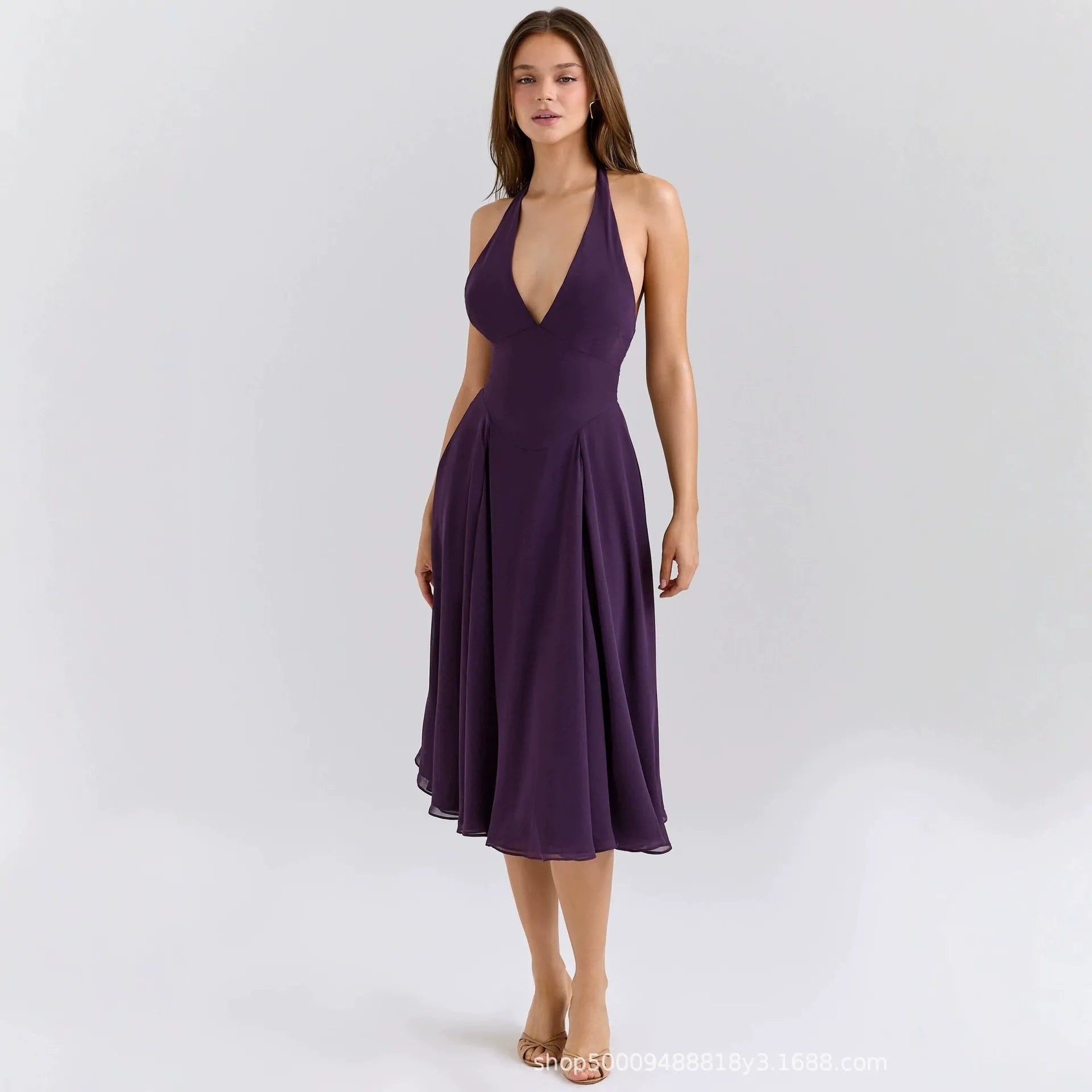 Neyla Halter Midi Dress