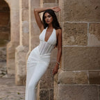 Samirah Halter Corset Maxi Dress