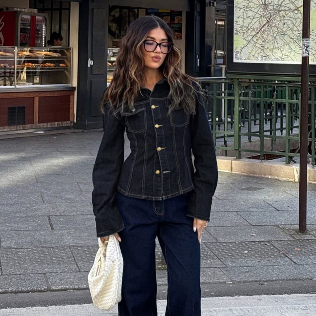 Nerea Structured Denim Jacket