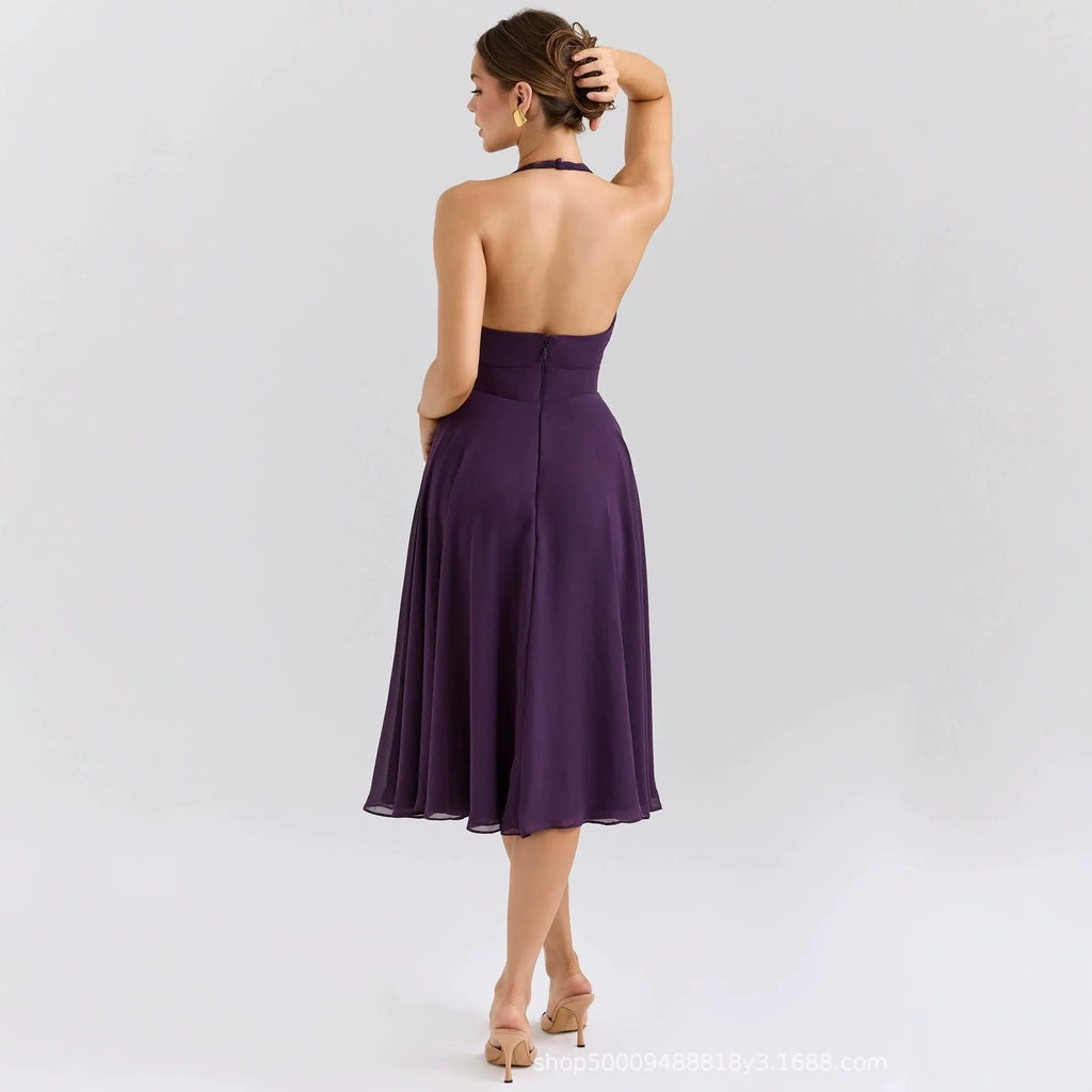 Neyla Halter Midi Dress