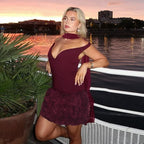 Milva Off-Shoulder Rosette Mini Dress