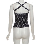 Sorel Polka Dot Crop Cami Top