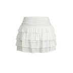 Iman Layered Ruffle Mini Skirt