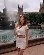 Iskra Contrast Trim Knit Set