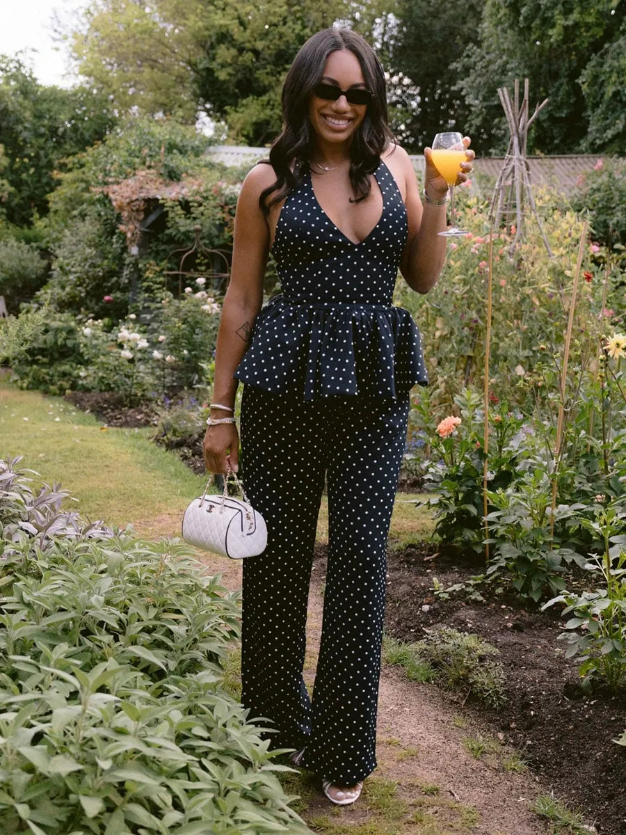 Elina Polka Dot Pants Set