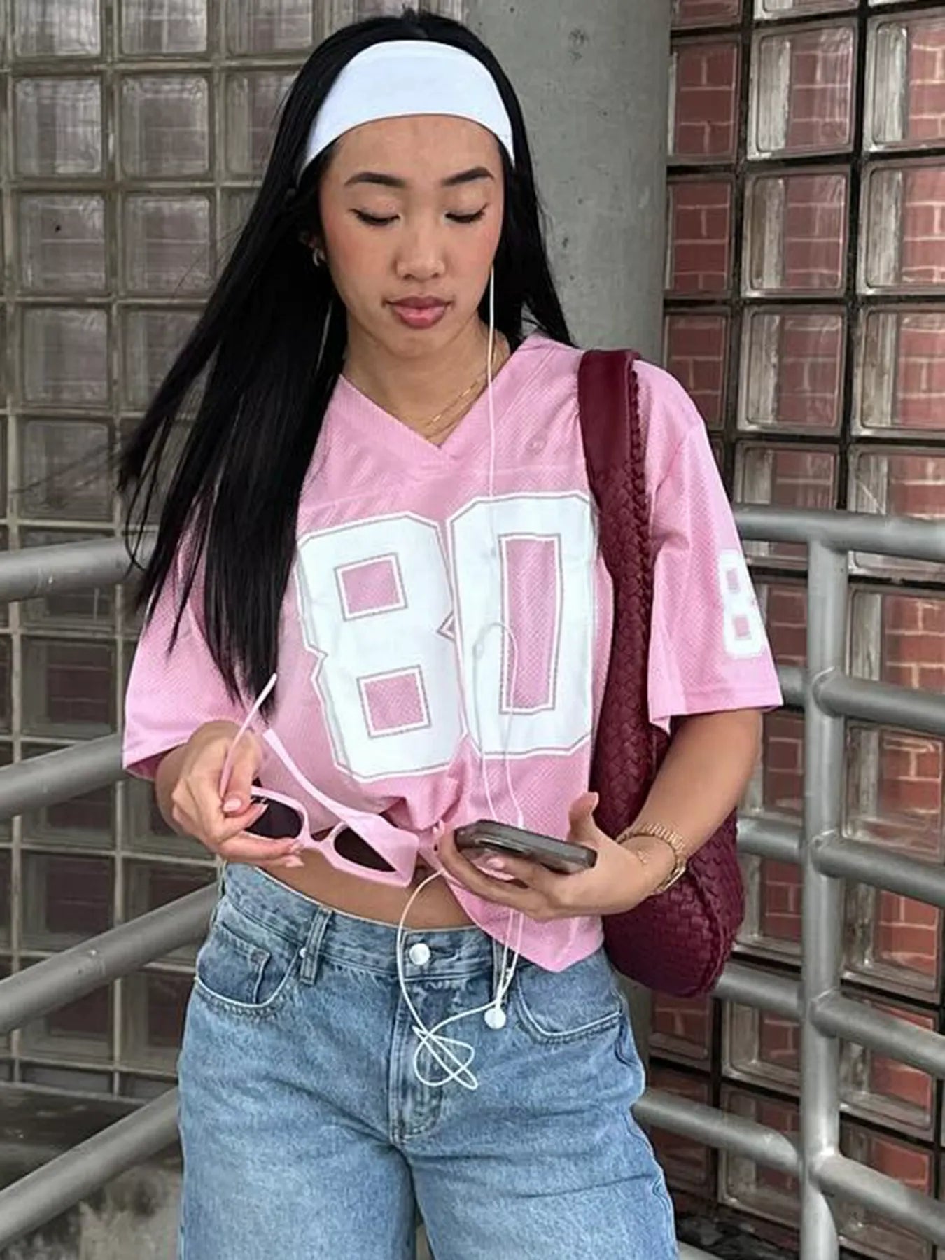 Oversized 80 Mesh Jersey Tee