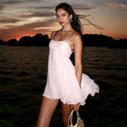 Flowy Ruched Bust Mini Dress
