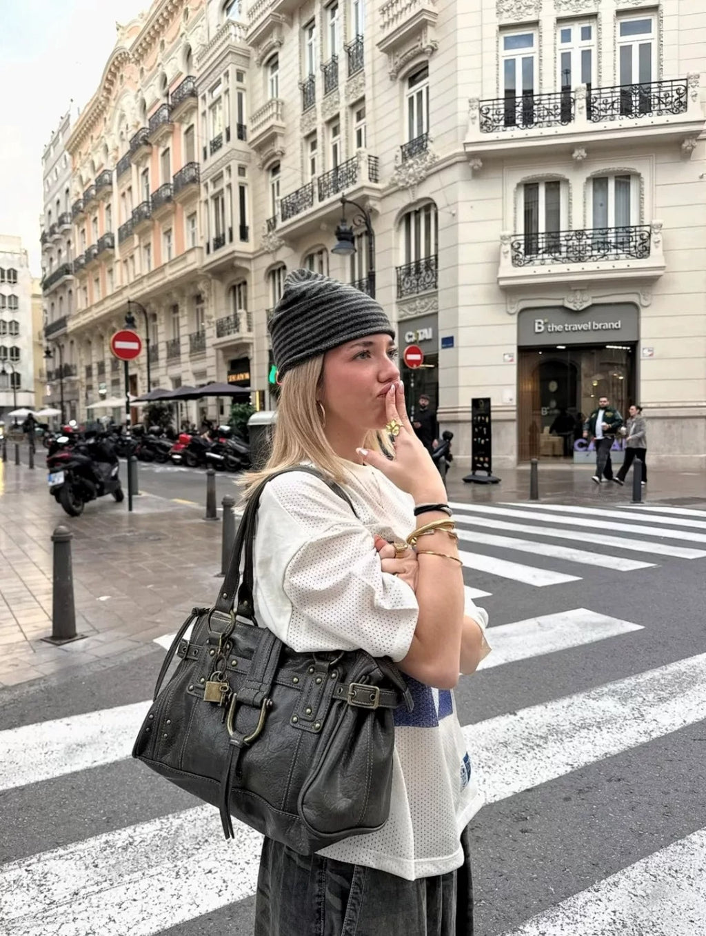 Selma Rivet Luxe Shoulder Bag