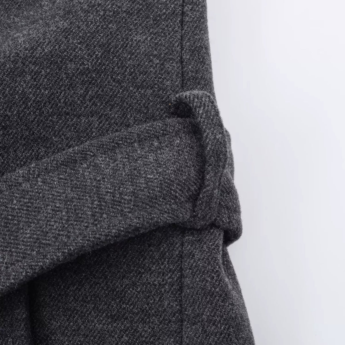 Evelyn Belted Wool-Blend Coat