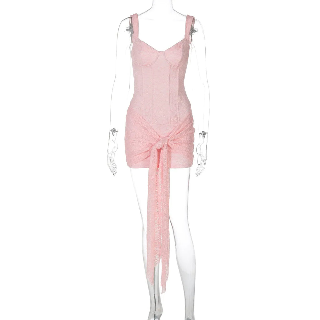 Alessia Lace Corset Mini Dress