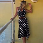 Orlina Polka Dot Skirt Set