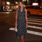 Orlina Polka Dot Skirt Set