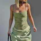 Vessia Lace Cami Maxi Dress