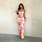 Elsin Floral Maxi Skirt Set