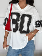 Oversized 80 Mesh Jersey Tee