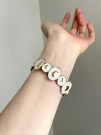 Maren Vintage Enamel Disc Bracelet