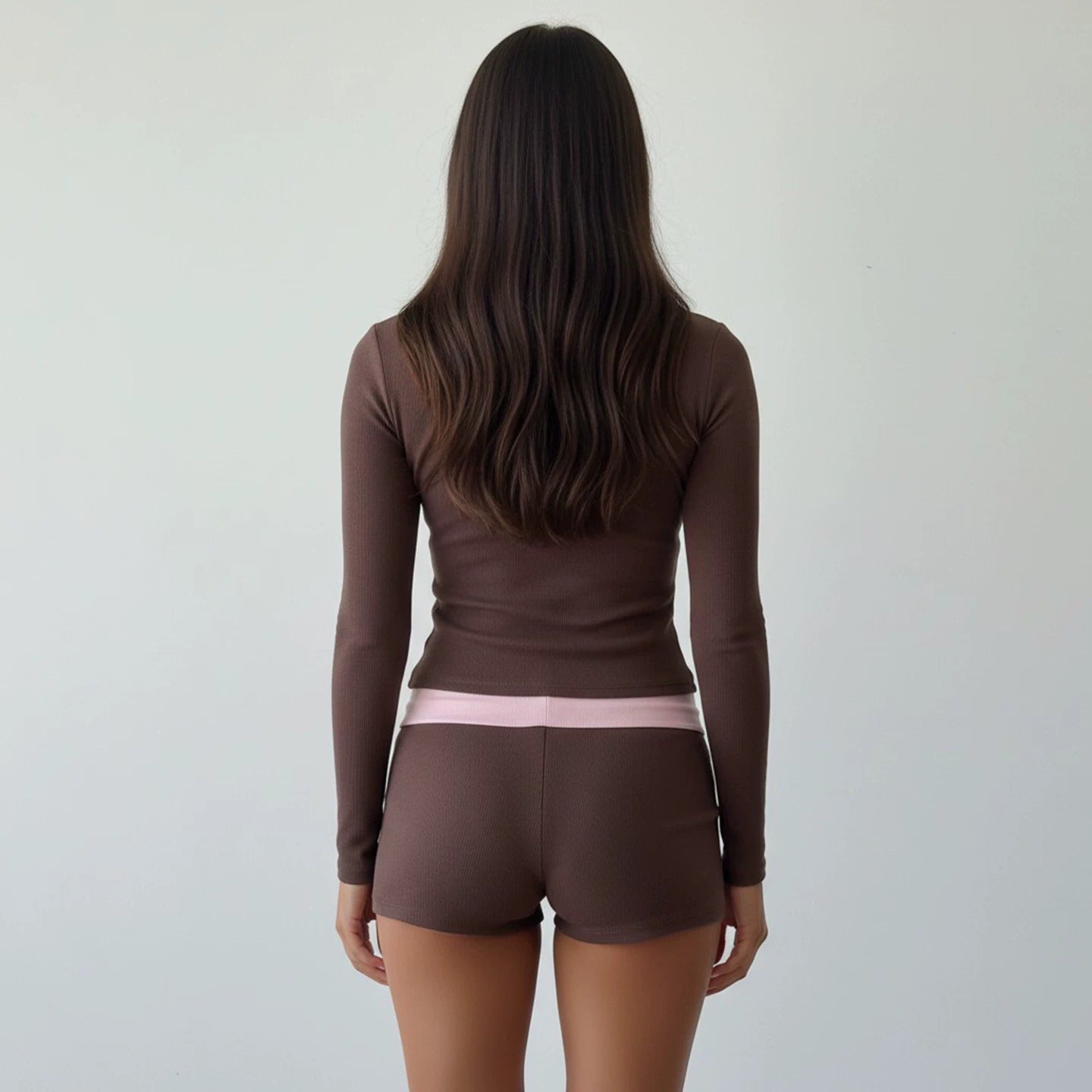 Audrey Contrast Trim Lounge Two-Piece Set