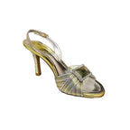 Hina Crystal Slingback Heels - Lime