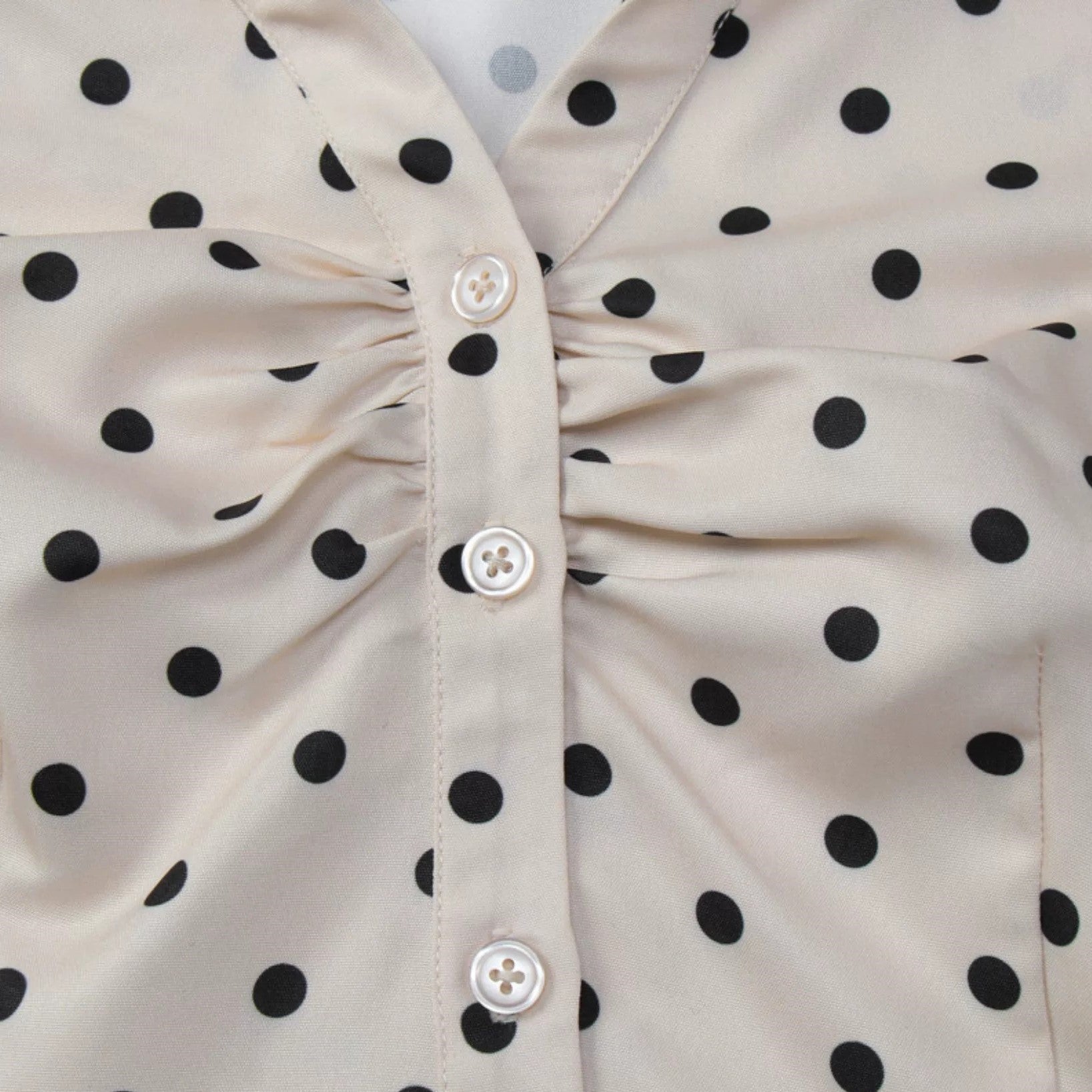 Natalia Vintage Button-Up Top