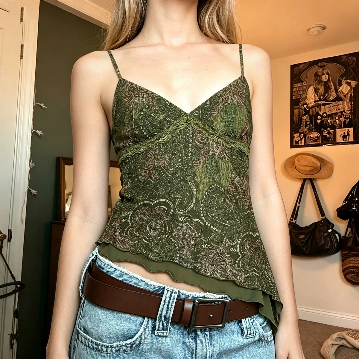 Nola Paisley Cami Top