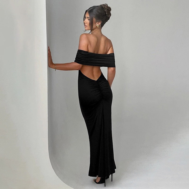 Elira Off-Shoulder Maxi Dress