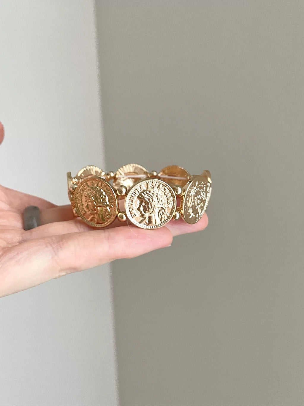 Greta Vintage Ancient Coins Bracelet