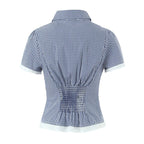 Briseis Button-Up Top & Mini Skirt Set