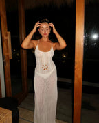 Moira Open Knit Maxi Dress