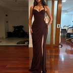 Soleil Ruched Bustier Maxi Dress