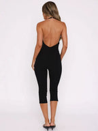 Veda Halter Capri Jumpsuit