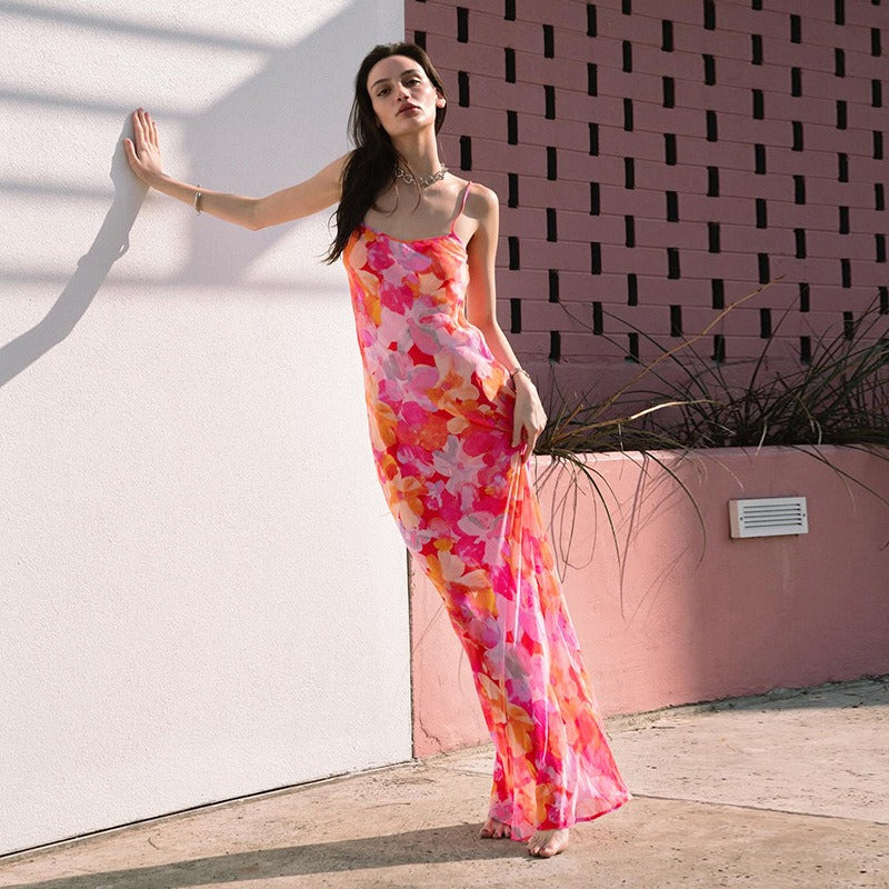Orya Floral Cami Maxi Dress