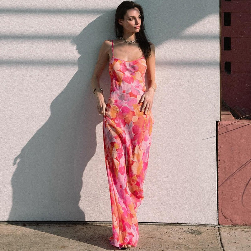 Orya Floral Cami Maxi Dress