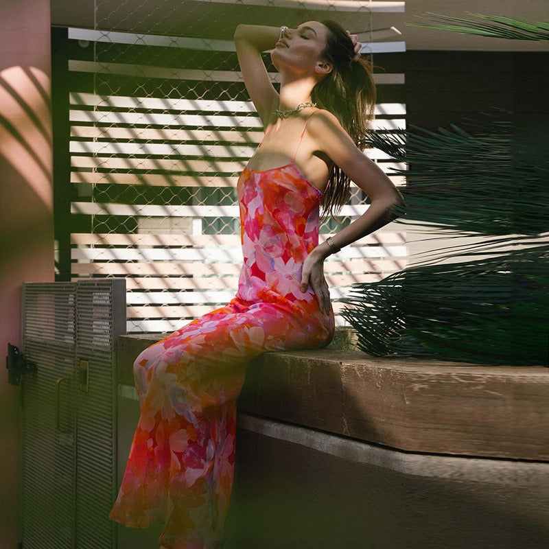 Orya Floral Cami Maxi Dress