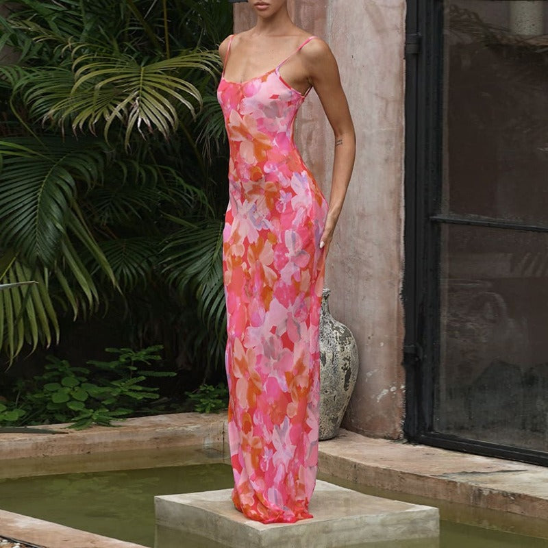 Orya Floral Cami Maxi Dress