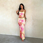 Elsin Floral Maxi Skirt Set