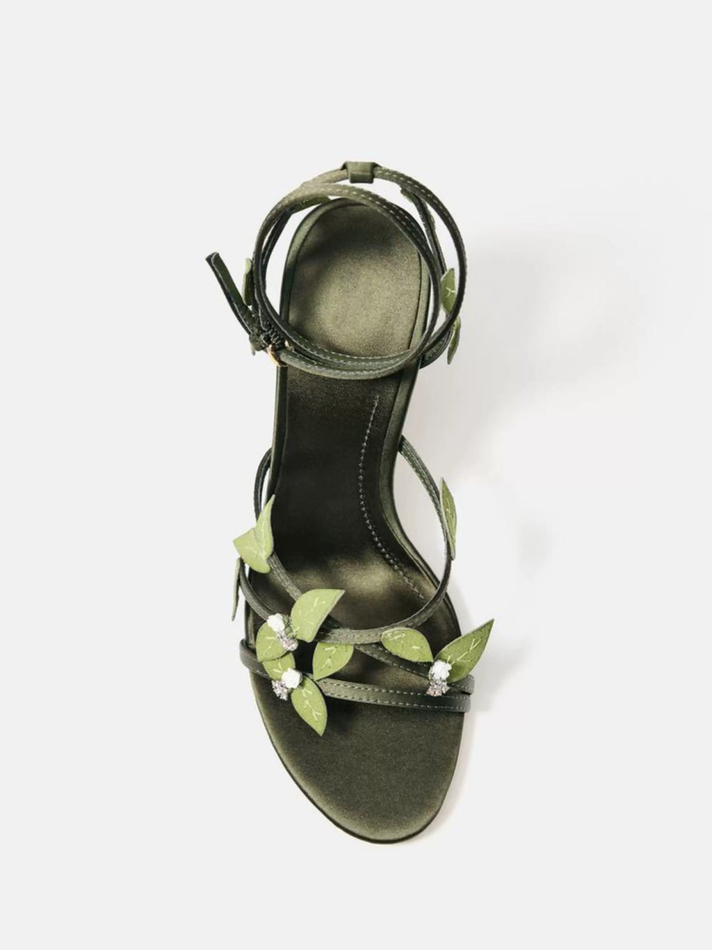 Maxine Botanical Leaf Stiletto Sandals